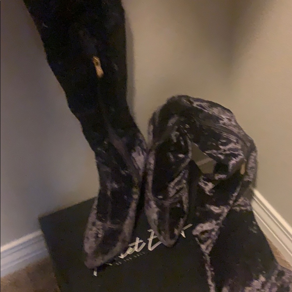 Loser envy squad thigh high boots